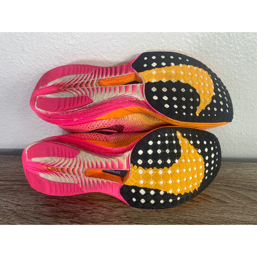 Nike ZoomX Vaporfly Next% 3 Mens 10 Hyper Pink Laser Orange DV4129-600 - Picture 8 of 13